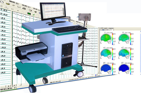 彩色多导三维脑电地形图及自动诊断系统