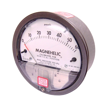 气体微差压表,可测量正压、负压或差压