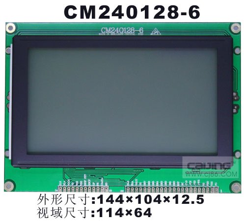 彩晶科技 CM240128-6 液晶模块、液晶显示屏、LCD&LCM