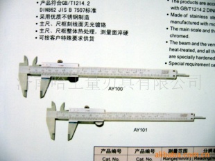 供应量具-整体游标卡尺(图)