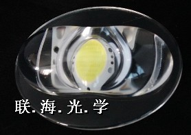 供应花生米型玻璃路灯透镜