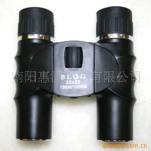 供应8×25 双筒黑色竹节望远镜