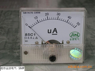 供应85系列指针式 50微安电流表 高灵敏度电流表