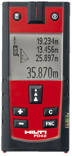 德国喜利得 激光测距仪PD42(保修3年)/高在1mm测距仪