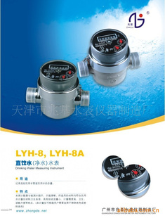 新供应不锈钢纯净水水表LYH-8