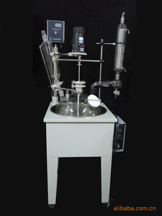 生产销售双层玻璃反应器 生物制药玻璃反应器