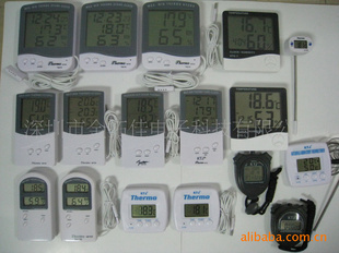 厂家直供数显温湿度计，HTC-1温湿度表，温度计，秒表！