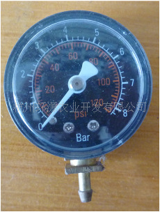 ￠40径向全铜结构气压表（表壳形状可根据客户要求