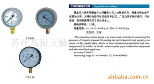 上海产膜合压力表 不锈钢膜合压力表