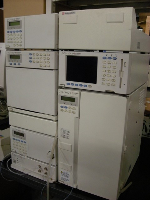 日本岛津lc-10a高效液相色谱仪