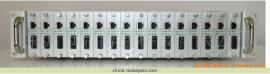 16槽机架式光纤收发器 双电源 （铝合金 型）