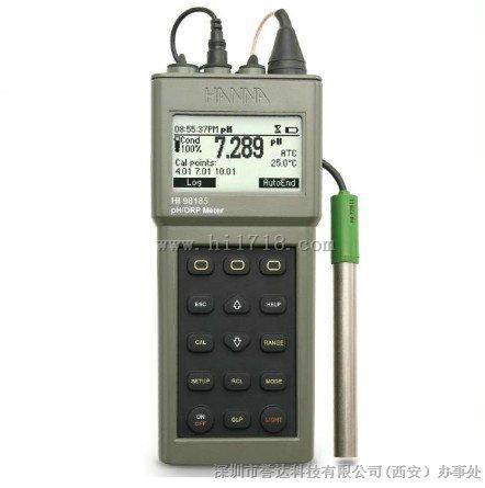 哈纳 HI98184 高pH/ORP/ISE/℃测定仪