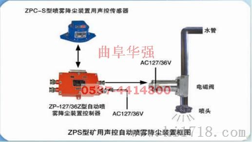 ZPS-127矿用声控洒水喷雾降尘装置(电池组一体化放炮)