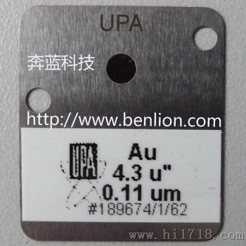 供应UPA纯元素镀层标准片 薄膜片
