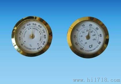 指针式温湿表（主要用于工艺品镶嵌用）（33×9mm)