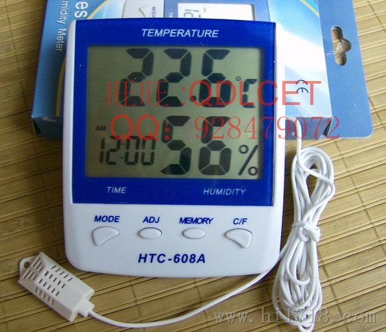安普华HTC-608A带线温湿度表 线长约2米(进口传感器)