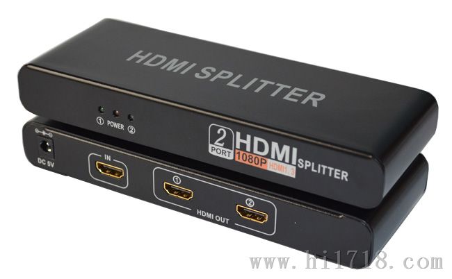 供应2口HDMI分配器 深圳HDMI分配器全系列生产商 四景电子