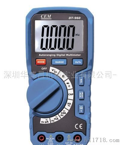 CEM华盛昌DT-960防水数字万用表