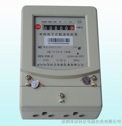 DDSI256单相电子式载波电能表
