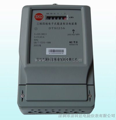 DTSI256/DSSI256三相电子式载波电能表 