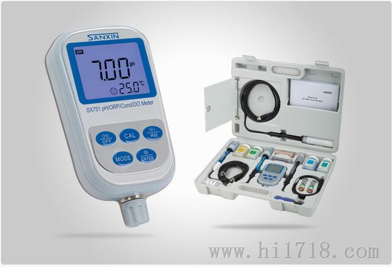 SX751 便携式pH/ORP/电导率/溶解氧测量仪