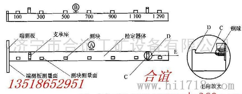 支距尺检定器