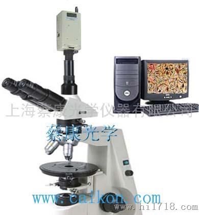 三目透射偏光显微镜：XP-800
