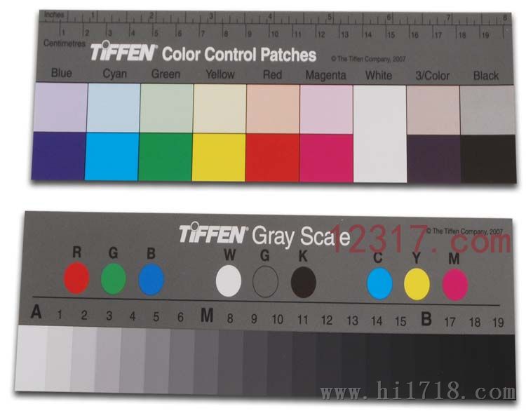 tiffen q-13色阶卡 色阶图 灰阶卡