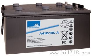 德国阳光蓄电池A412/180A代理商