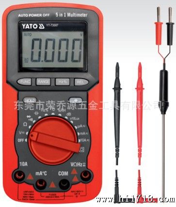 东莞易尔拓YATO工具总代理 数字万用表 YT-73087   LCD多用表