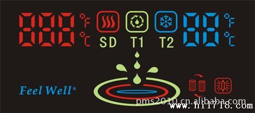 PMS数码管彩色显示屏(可订做各种非标显示屏/点阵/数码管)