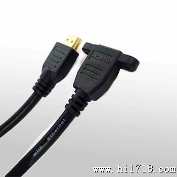 【】HDMI 公对母延长线带耳朵 工程用耳朵HDMI延长线