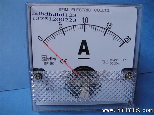 温州天齐SF-80电流表 电压表 交流直流指针表80*80MM