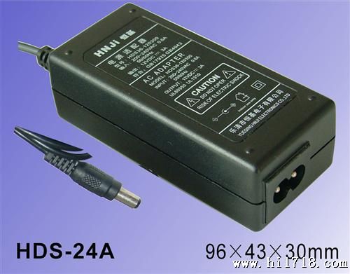 厂家直供24W 24V1A电源适配器 HDS-24-12桌面式电源适配器 充电器