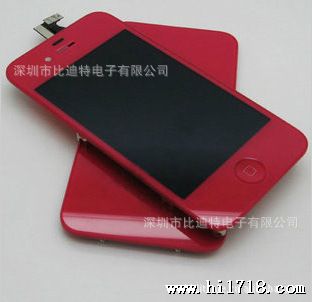 苹果4代 批发 彩色液晶总成 彩屏 iphone4 4s 液晶总成 外屏 价廉