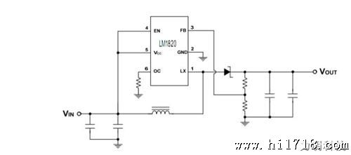 5v/1A移动电源升压IC  LM-1820