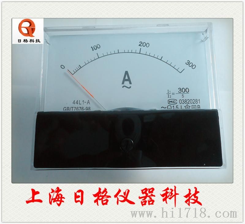 上海日格指针式板表44L1电流表 厂家供应