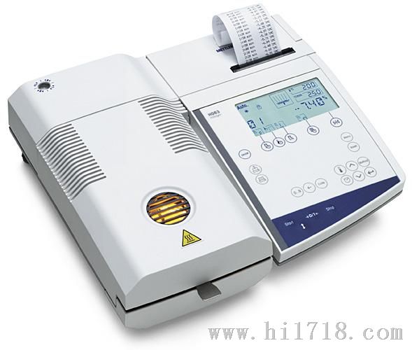 瑞士梅特勒HR83卤素水份测定仪丨北京HR83卤素水份测定仪