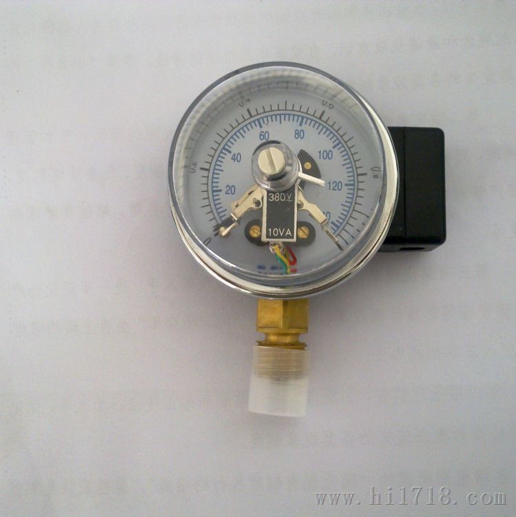 厂家直销双刻度电接点压力表YX-60 psi/MPa