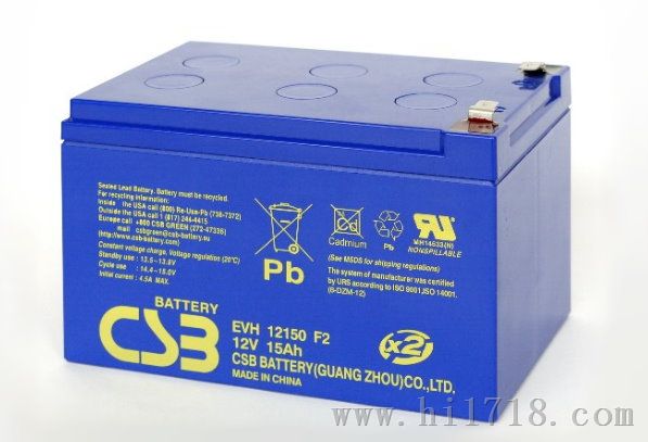 CSB电池 EVH12150(12V15AH) 电动车用