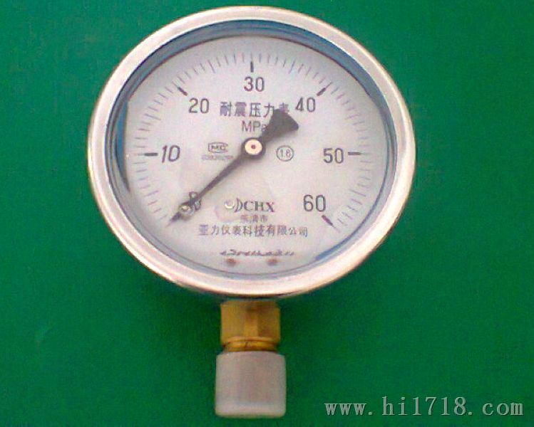 YTN-100高压耐震压力表