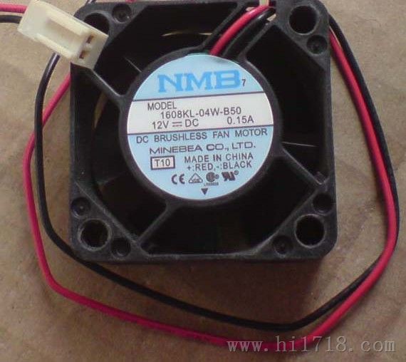 NMB服务器风扇1608KL-04W-B50 12V 0.15A