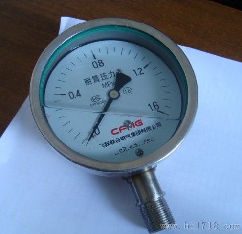 YN100  1.6Mpa   防震压力表 厂家直销  批发零售