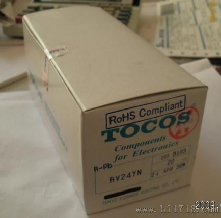 日本原装TOCOS RV24YN 20S电位器