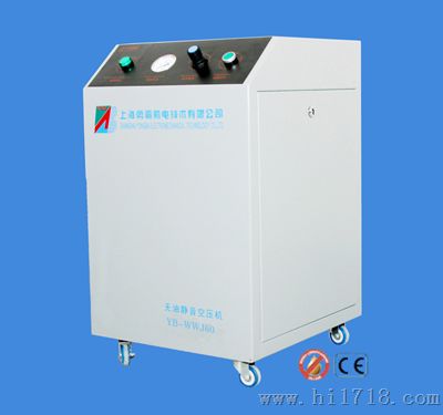 医疗用无油式静音空气压缩机配PE呼吸机YB-WWJ60 上海勇霸打造精品