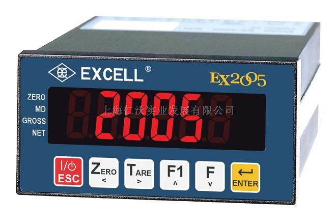 英展EX2005称重显示器，EXCELL品牌4-20mA电流信号仪表
