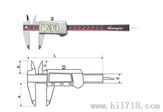 金属罩壳数显卡尺