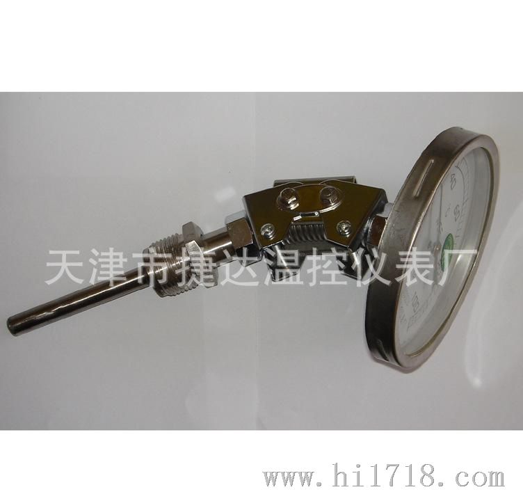天津 厂家供应 WSS-481 万向型双金属温度计 (100 mm)