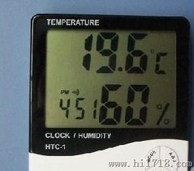 供应厂家直销电子温湿度计HTC-1，温度计方案