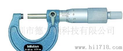 日本Mitutoyo三丰外径千分尺103-101-10 0-25mm *0.01mm